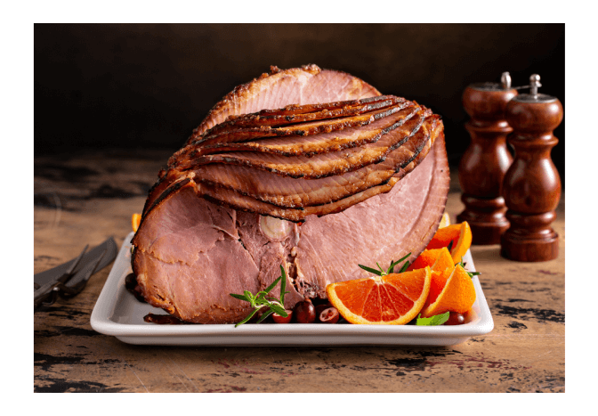 Glazirana pečena šunka