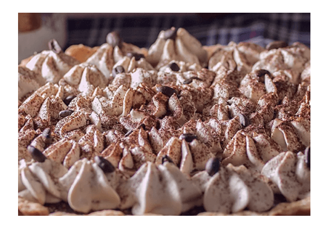 Prhka pita s kremom od kave